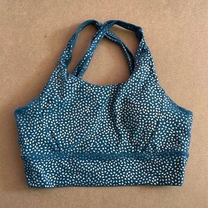 BuffBunny Rosa Sports Bra - Nile Gold Bossy (Teal and Gold)